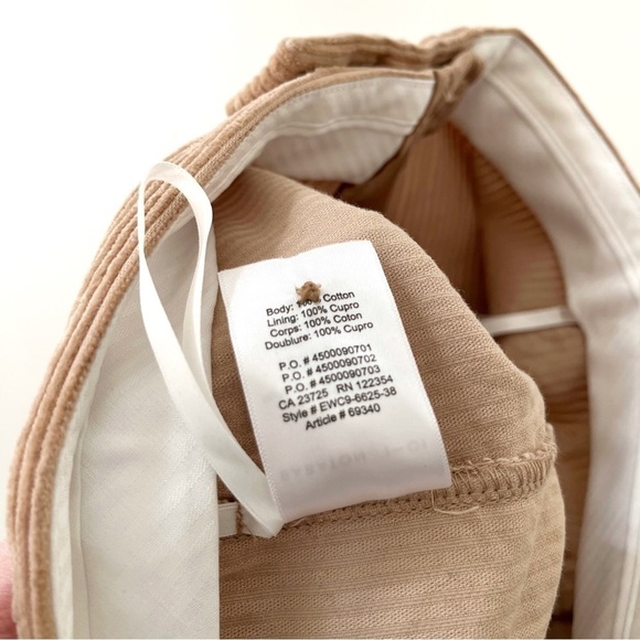 BABATON | albers cord kick flares pant size 2 camel tan Aritzia - Picture 11 of 11